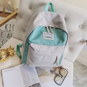 Soft Fabric Simple Backpack