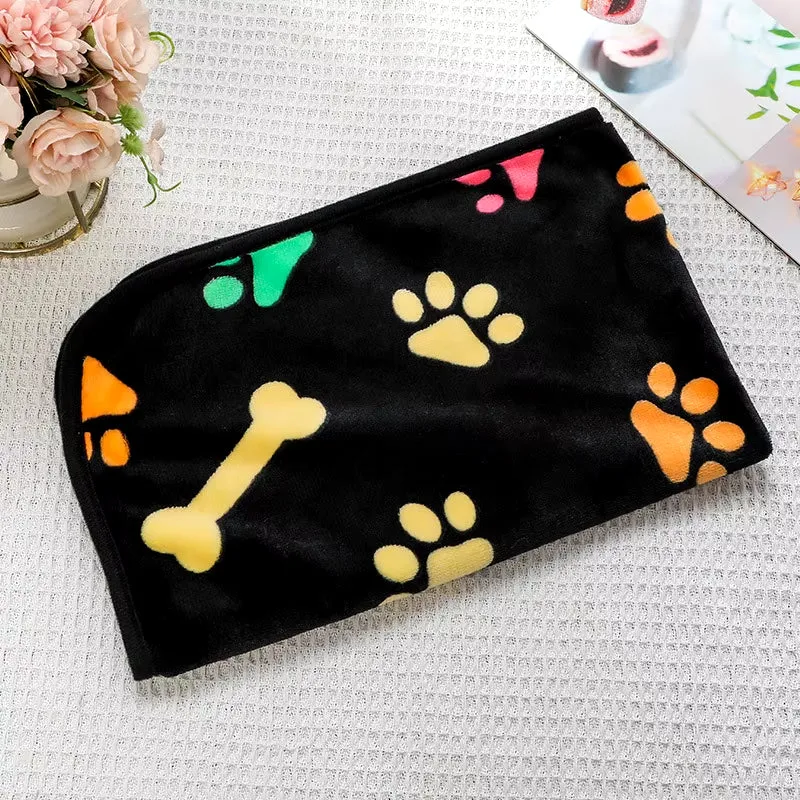 Soft Sleep Mat for Pet Blanket Puppy Kitten Blanket Bed Mat Guinea Pig Plush Mat Bed Small Animal Mat for Rabbit Hamster