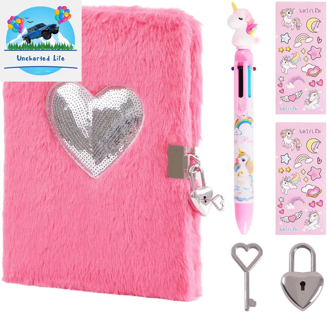 Spark Creativity with Axolotl Diary: A Lockable Journal for Girls 6-8