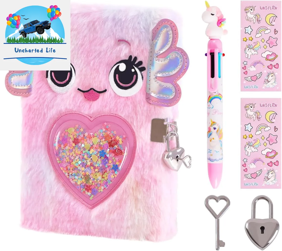 Spark Creativity with Axolotl Diary: A Lockable Journal for Girls 6-8