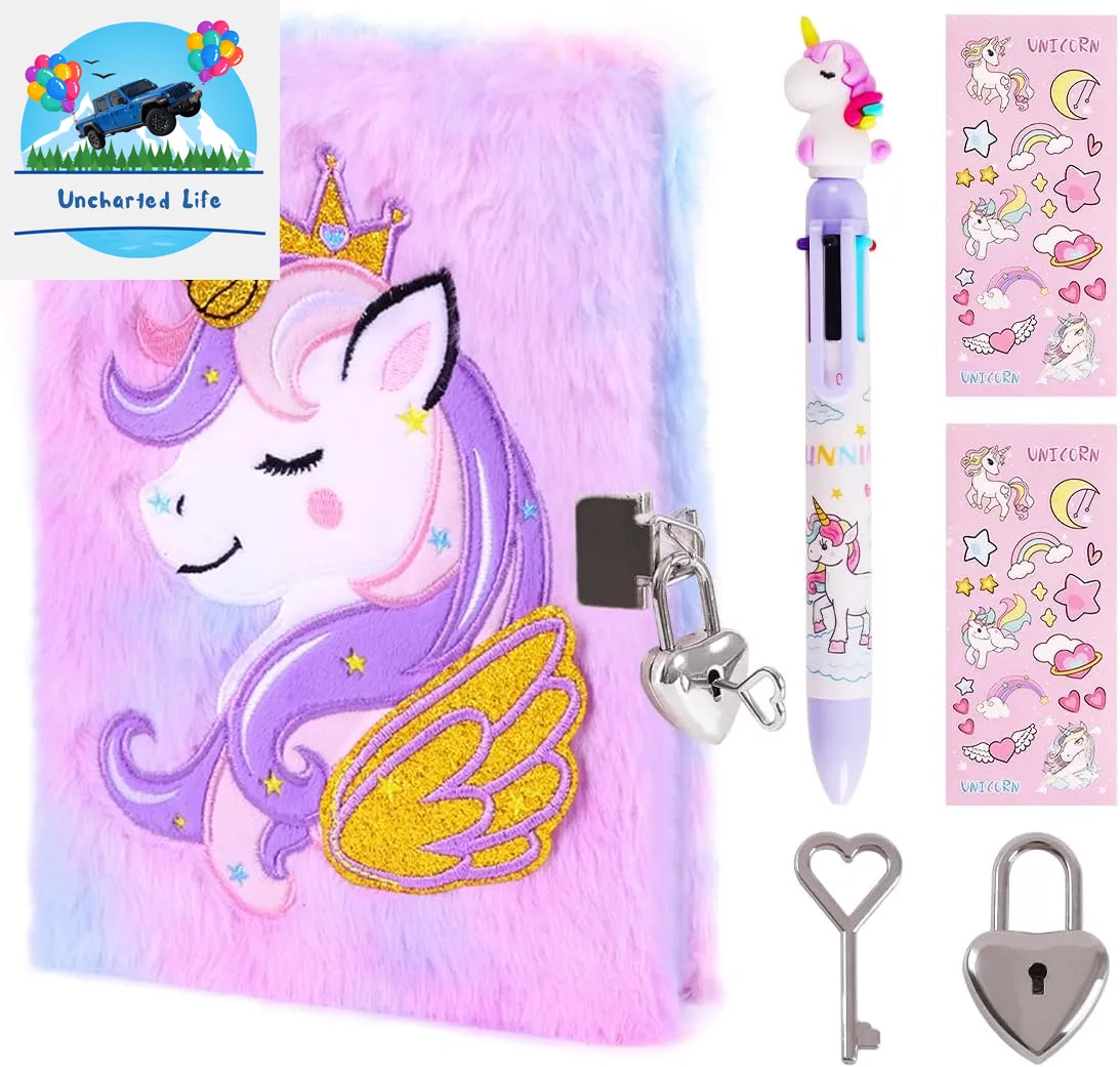Spark Creativity with Axolotl Diary: A Lockable Journal for Girls 6-8