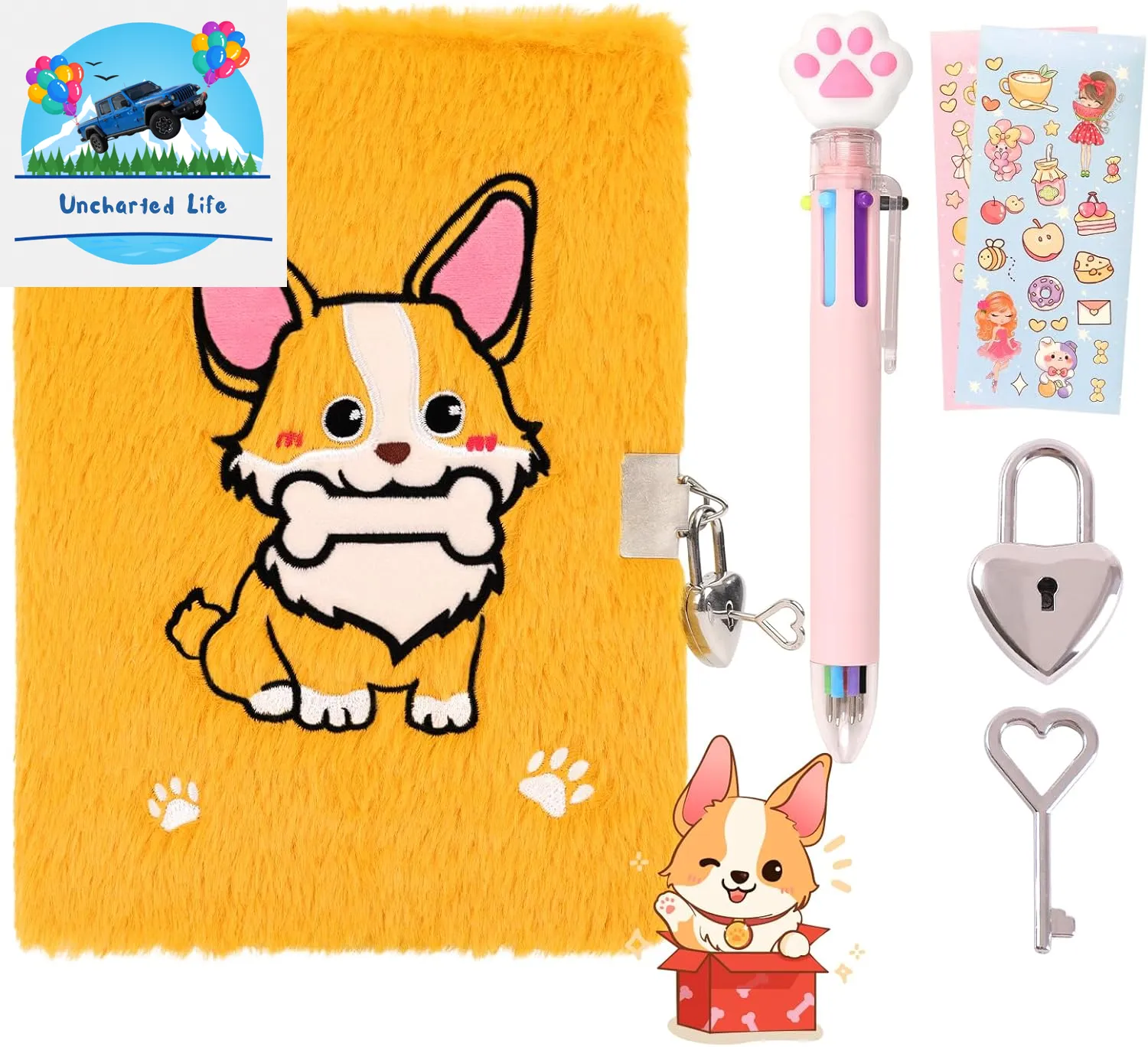 Spark Creativity with Axolotl Diary: A Lockable Journal for Girls 6-8