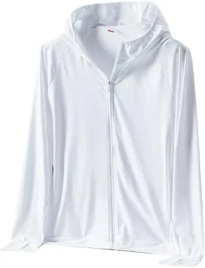 SPF50 Sunscreen Men's Rash Guard Long Sleeve Shirt Ice Silk Anti-Uv Knitted Sun Protection Clothing Men's Skin Coat
