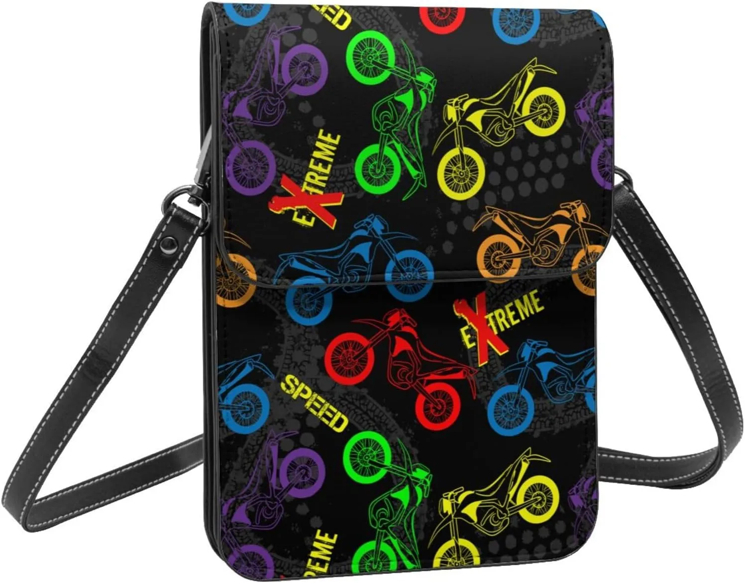 Sport Balls Football Champ Winner Leather Crossbody Phone Purse for Women Cute Wallet Bags Lightweight Mini Sling Bag