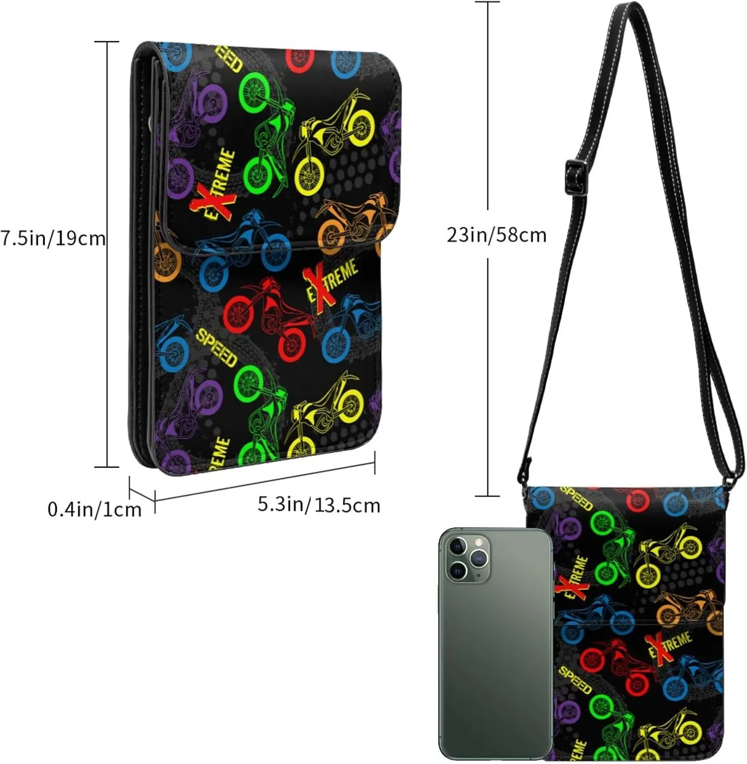 Sport Balls Football Champ Winner Leather Crossbody Phone Purse for Women Cute Wallet Bags Lightweight Mini Sling Bag