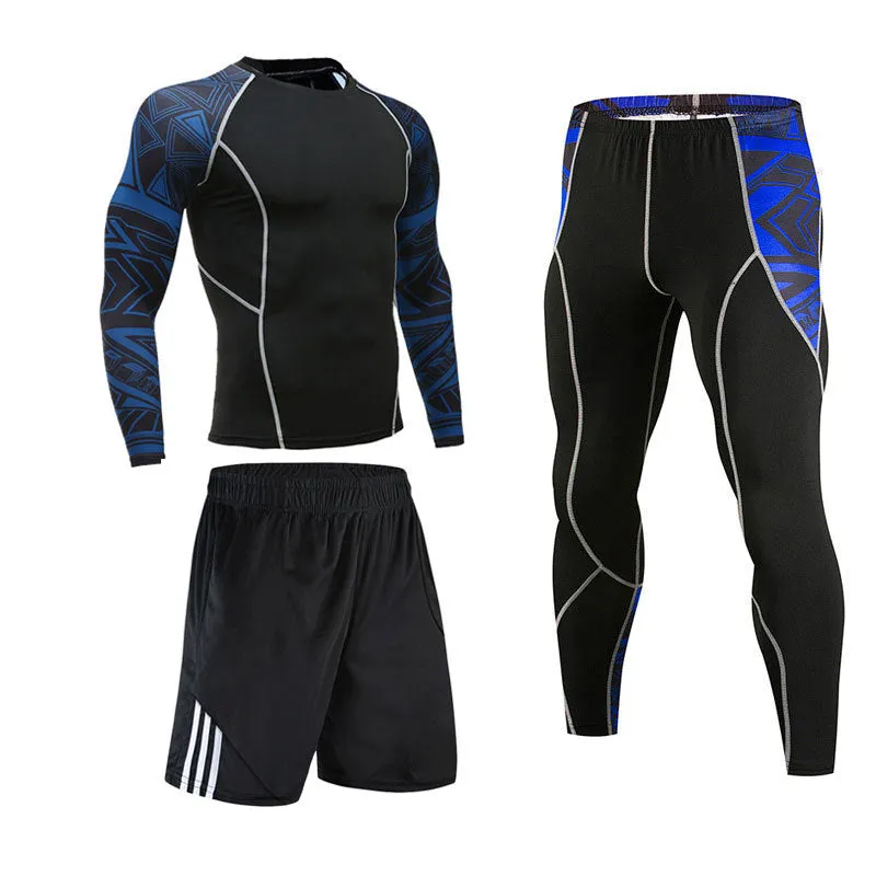 Sports Suit Men's Tights Basketball Running Suit