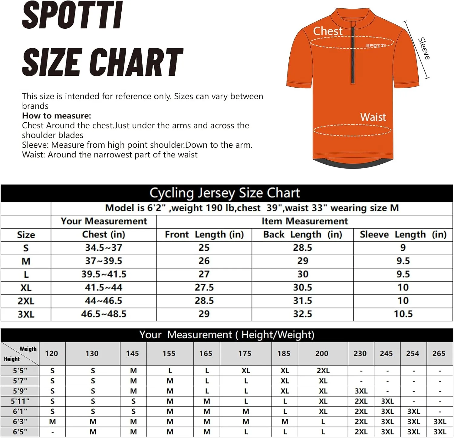 Spotti Men's Cycling Bike Jersey Short Sleeve with 3 Rear Pockets- Moisture Wicking, Breathable, Quick Dry Biking Shirt