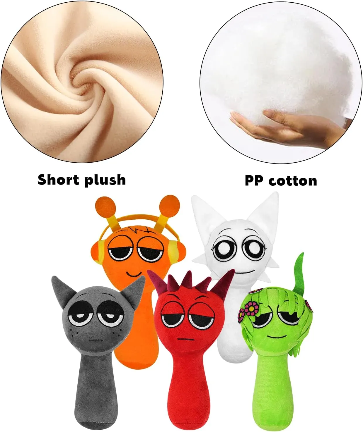 Sprunki Plush Soft and Fun Stuffed Toys Dolls for Fans and Friends - Christmas, Birthday