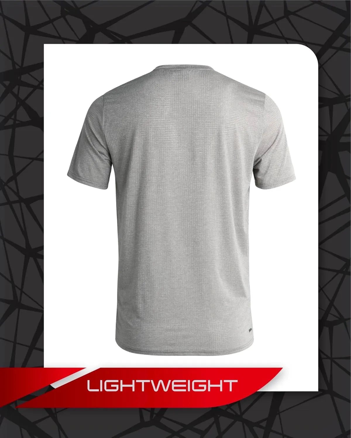 Spyder Men's Athletic T-Shirt - Textured Active Performance Stretch Sports Tee - Breathable Quick Dry Top (S-XL)