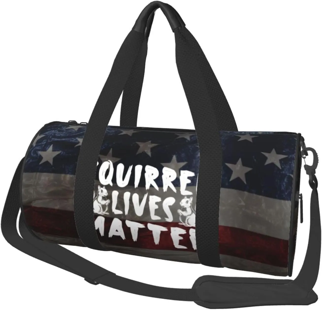 Squirrel Lives Matter Duffel Bag Gym Bag Travel Sports Tote Large Foldable Beach Swim Yoga96