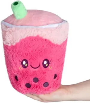 Squishable / Mini Comfort Food Strawberry Bubble Tea Plush