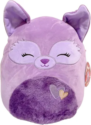 Squishmallows 2024 Valentine Squad 12" Plush Toy (12" Pauletta The Purple Fox)