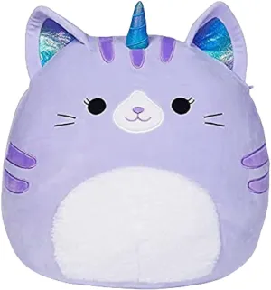 Squishmallows Official Kellytoy 16 Inch Soft Plush Squishy Toy Animals (Analea Purple Caticorn)