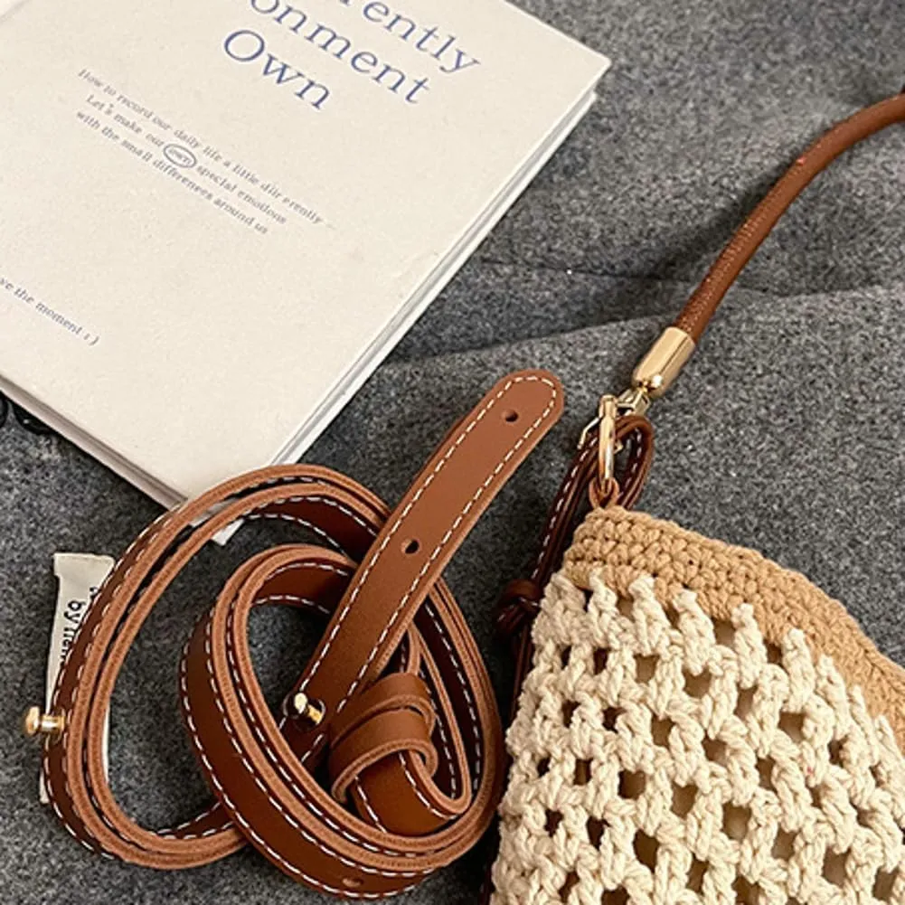 Straw Beach Bag Boho Woven Shoulder Handbag for Women Summer Beach Tote Purse Straw Hobo Bag Crossbody Purse Woven Satchel