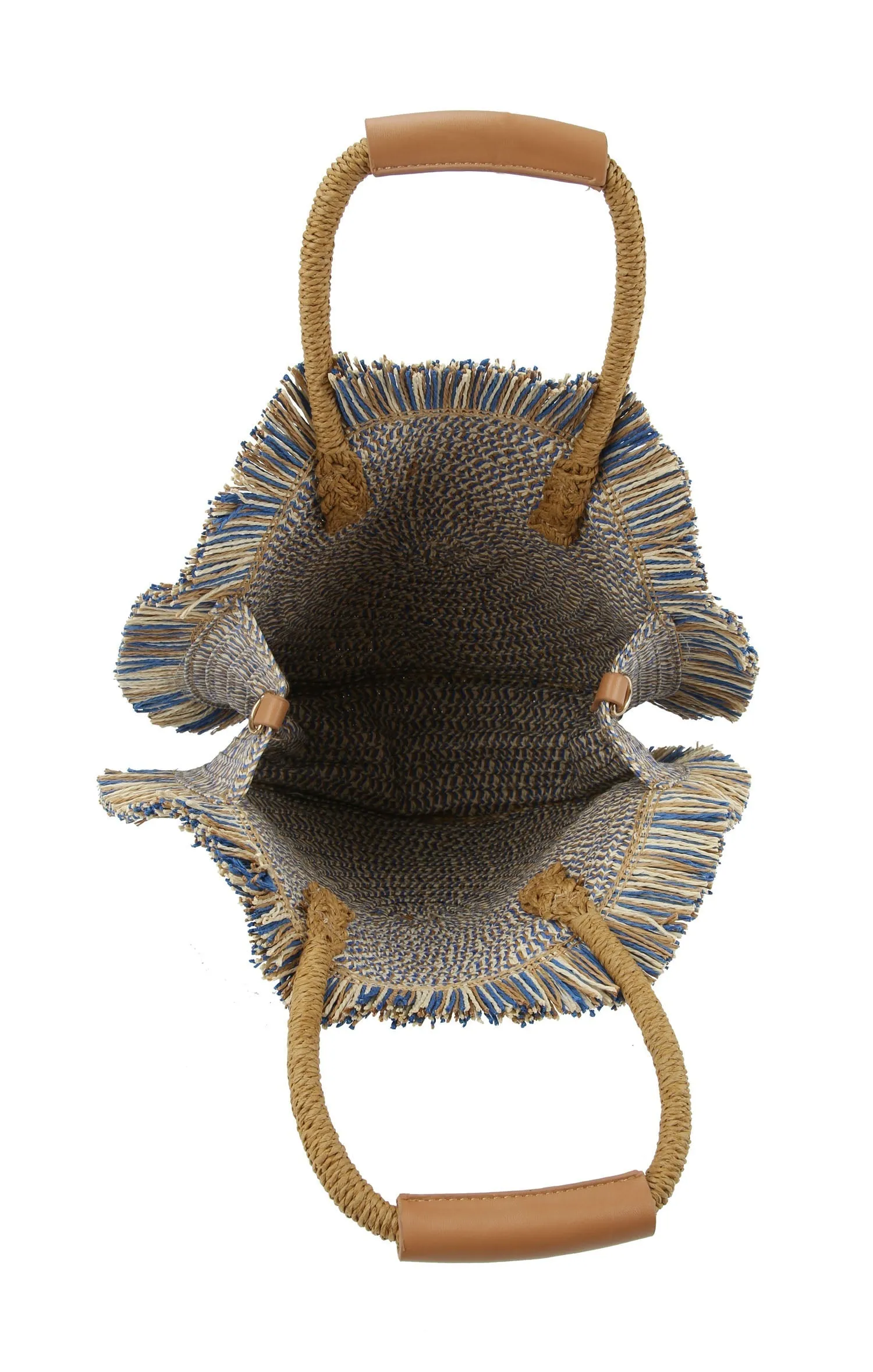 Straw Handbags Women Round Straw Bags Natural Chic Hand Large Summer Beach Tote Woven Handle Shoulder Bag
