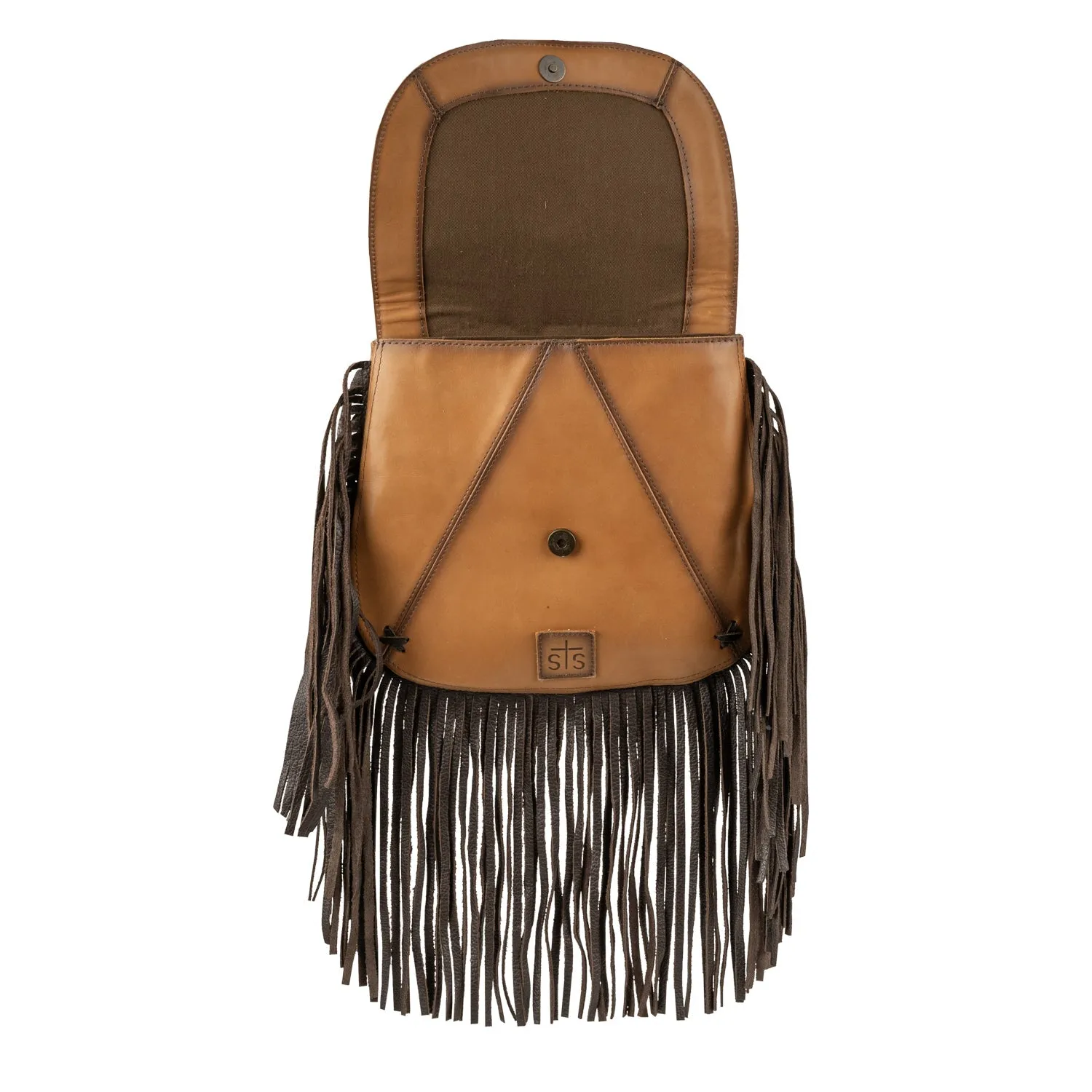 STS Ranchwear Womens Chaynee Valley Serape Multi-Color Leather Saddle Bag