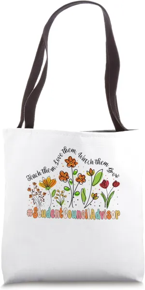 Student Council Advisor Appreciation Week Back to School Tote Bag