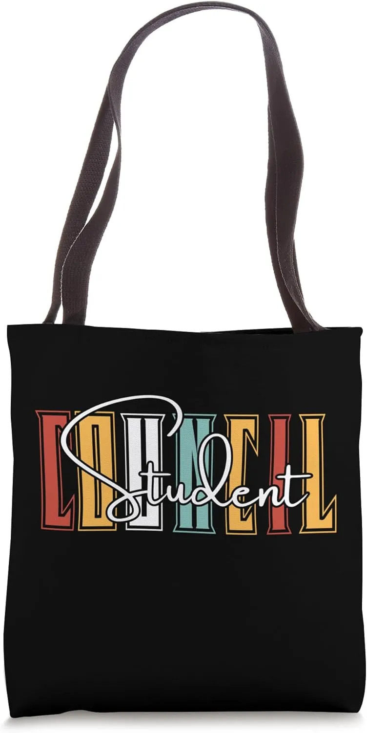 Student Council Vibes I Love Student Council Student Day Tote Bag