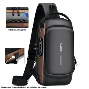 Stylish Multi-Functional Sling Bag With Advanced Password Lock