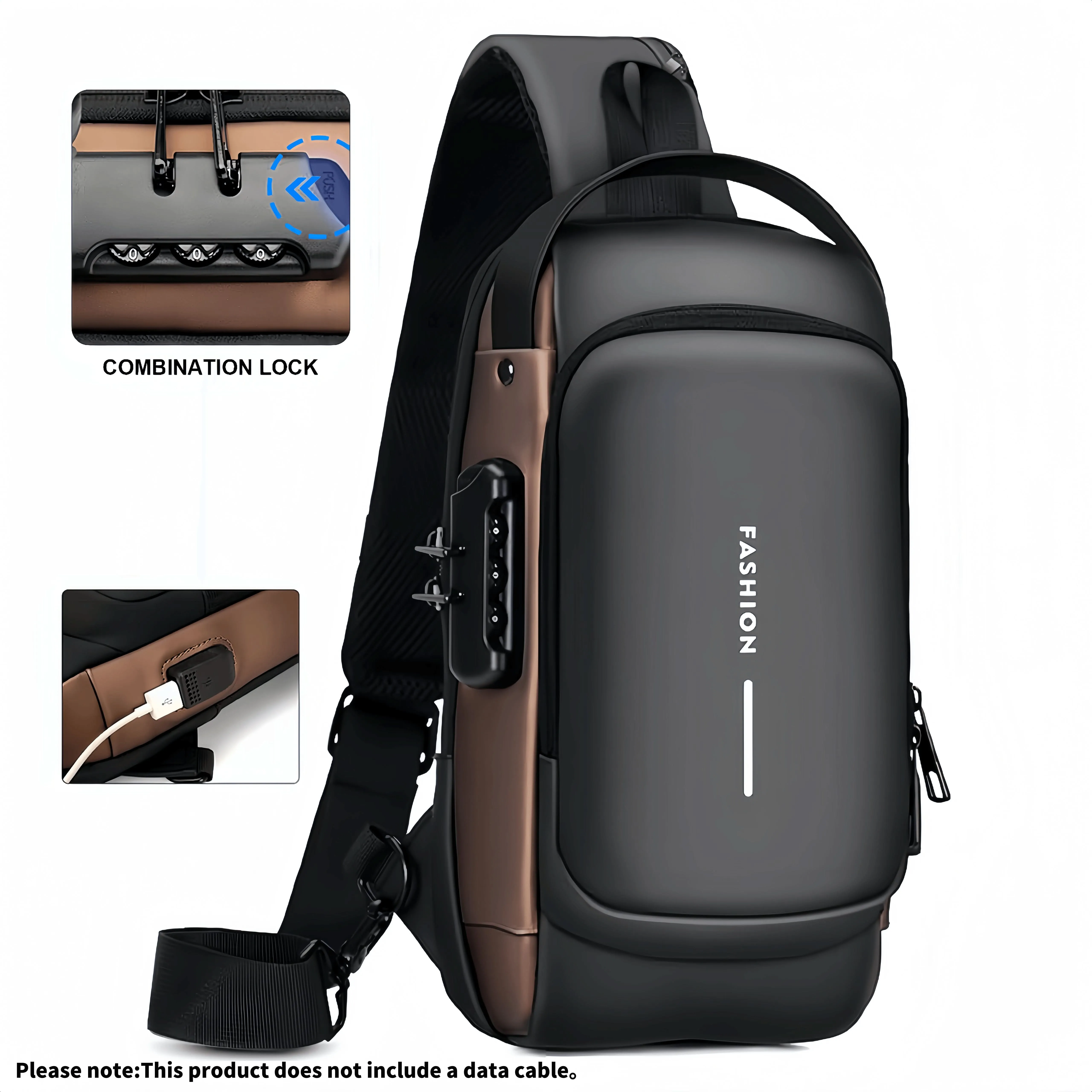 Stylish Multi-Functional Sling Bag With Advanced Password Lock