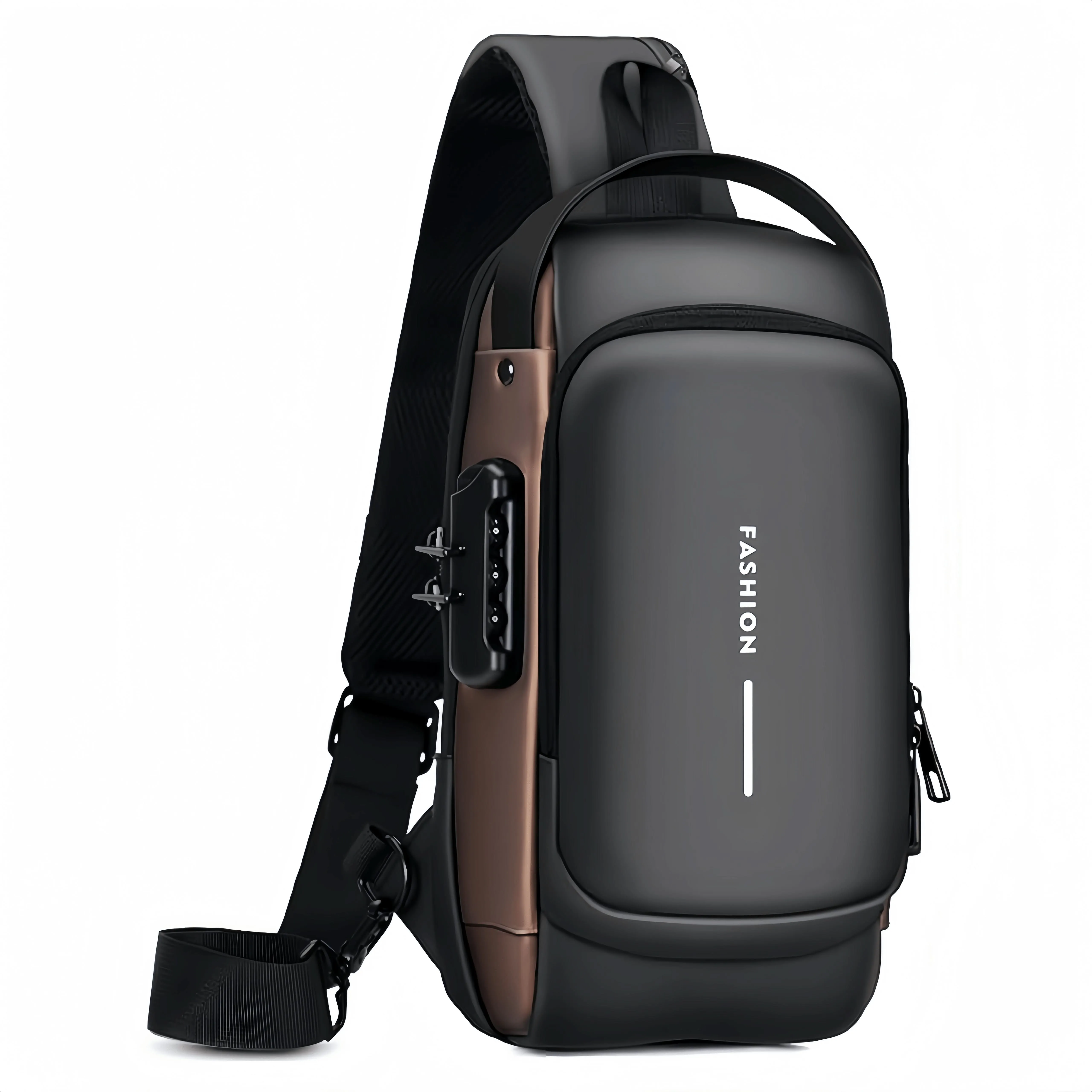 Stylish Multi-Functional Sling Bag With Advanced Password Lock