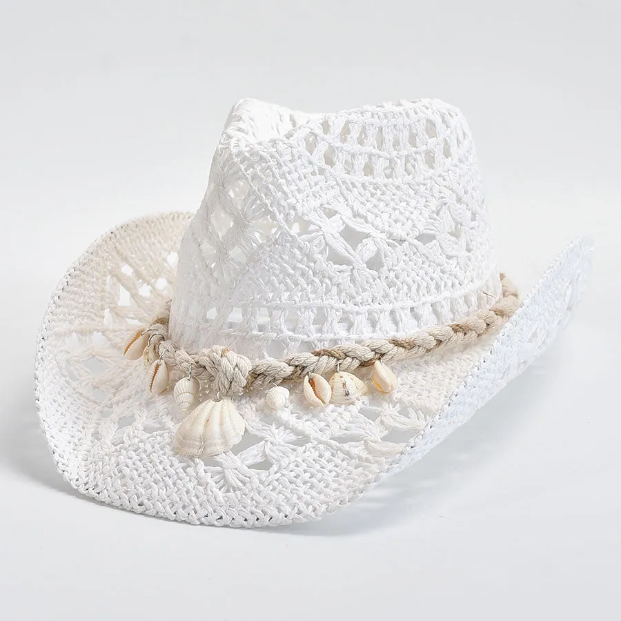 Summer Hand Woven Straw Hat for Women