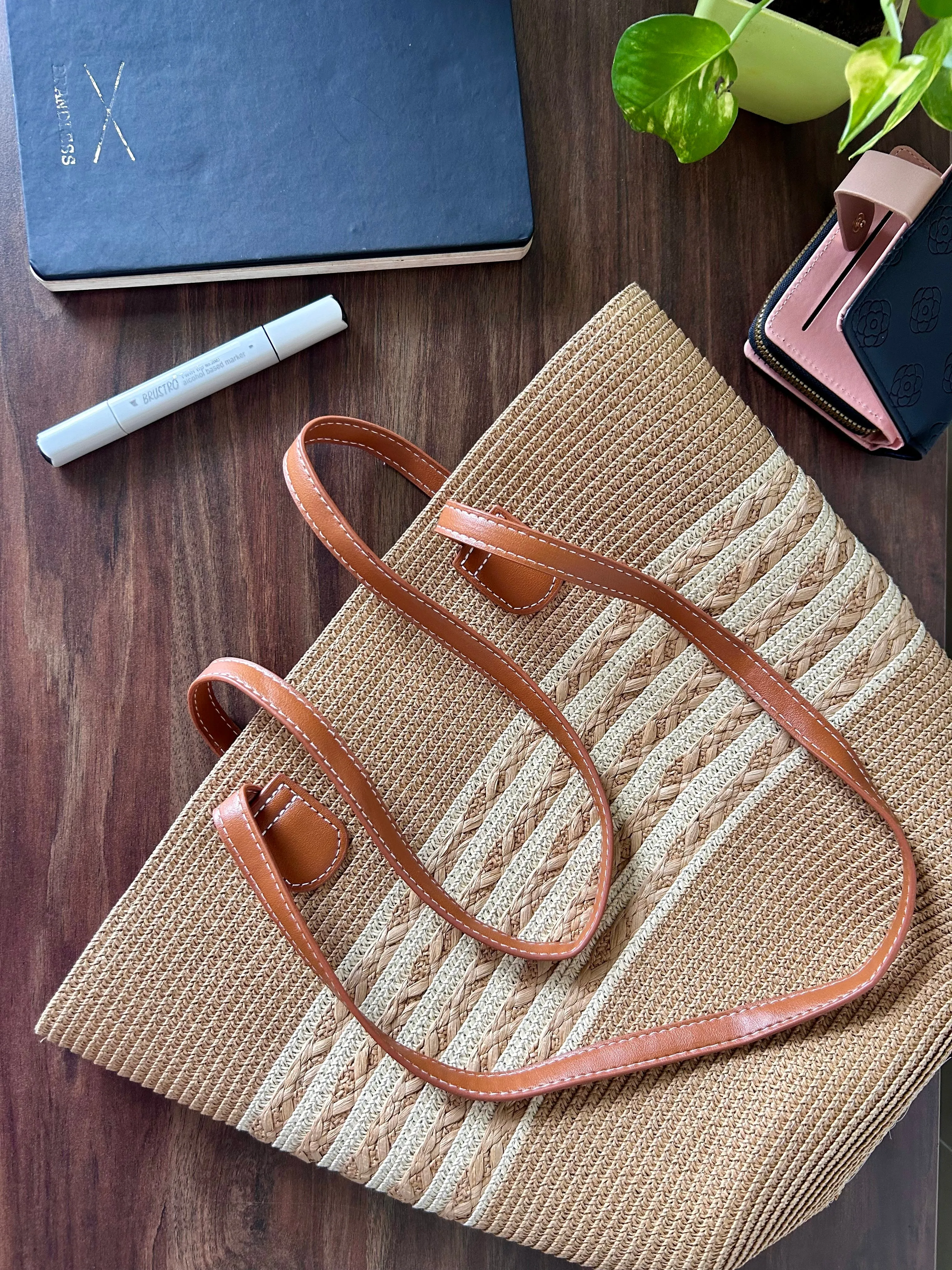 Summer Stripe Beach Bag