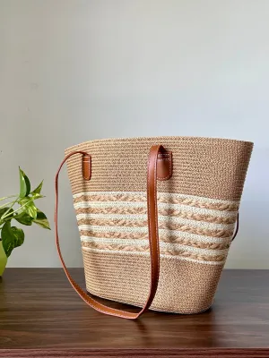 Summer Stripe Beach Bag