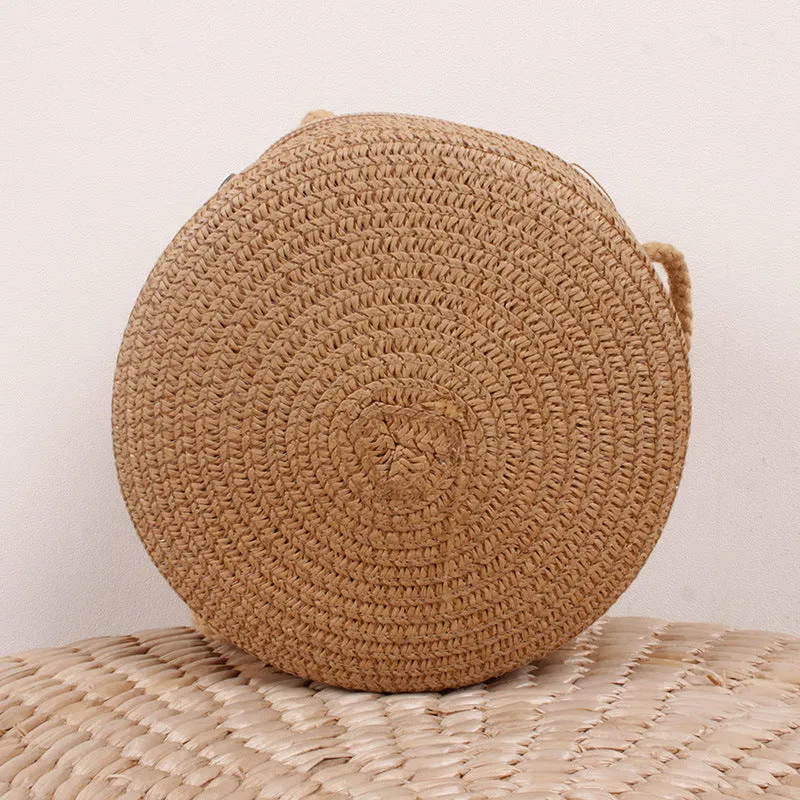 Summer Woven Straw Crossbody Bag