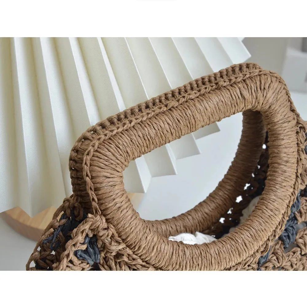 Summer Woven Straw Handbag for Women