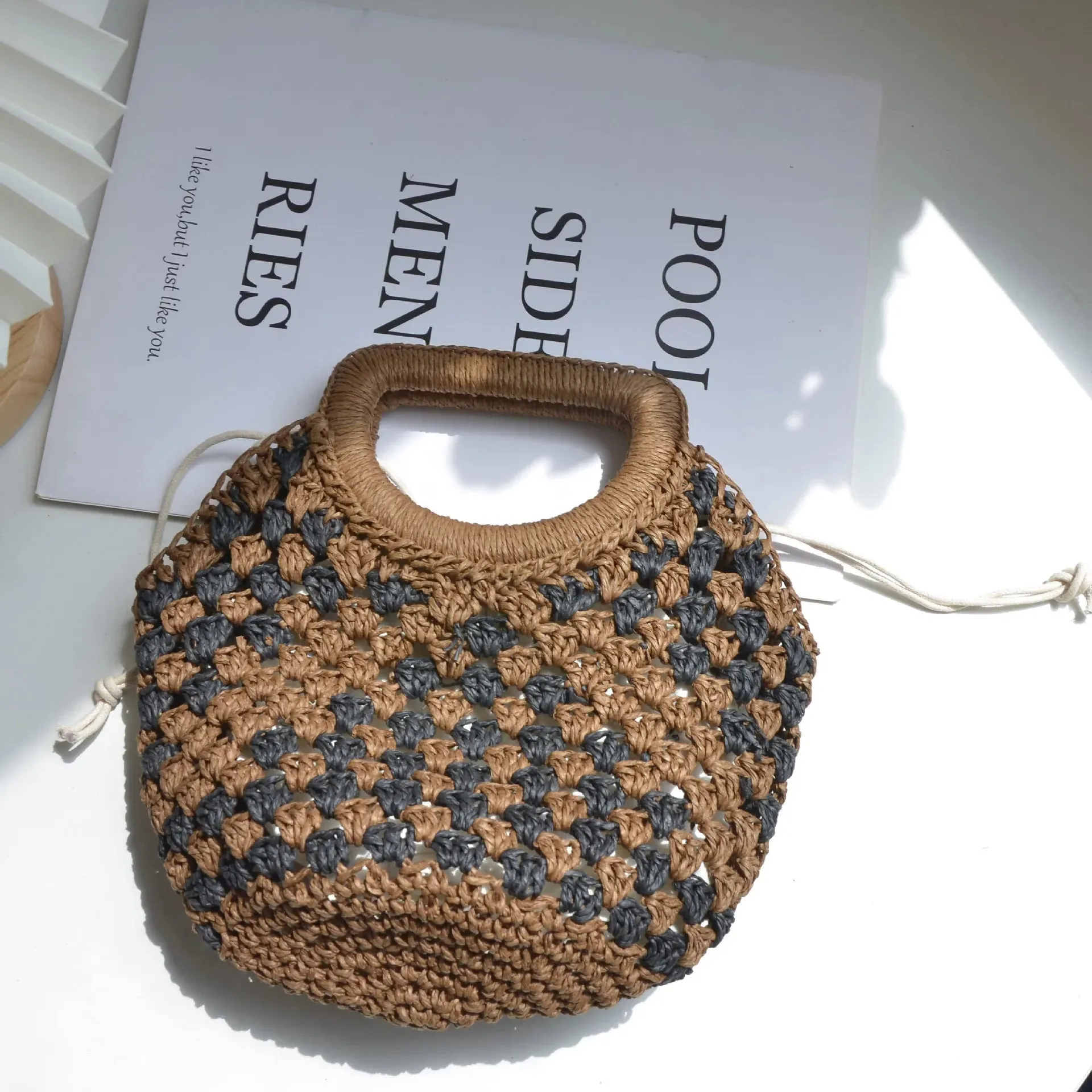 Summer Woven Straw Handbag for Women