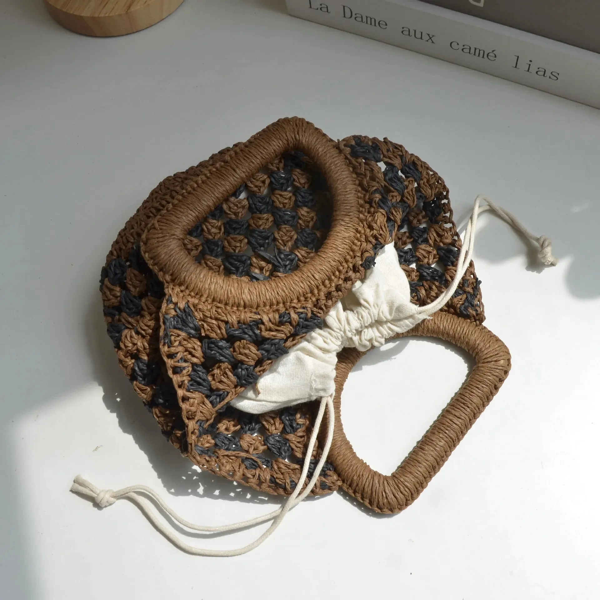 Summer Woven Straw Handbag for Women