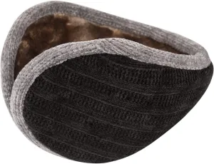 Surblue Unisex Warm Knit Earmuffs Cashmere Winter Pure Color Outdoor Fur Earwarmer