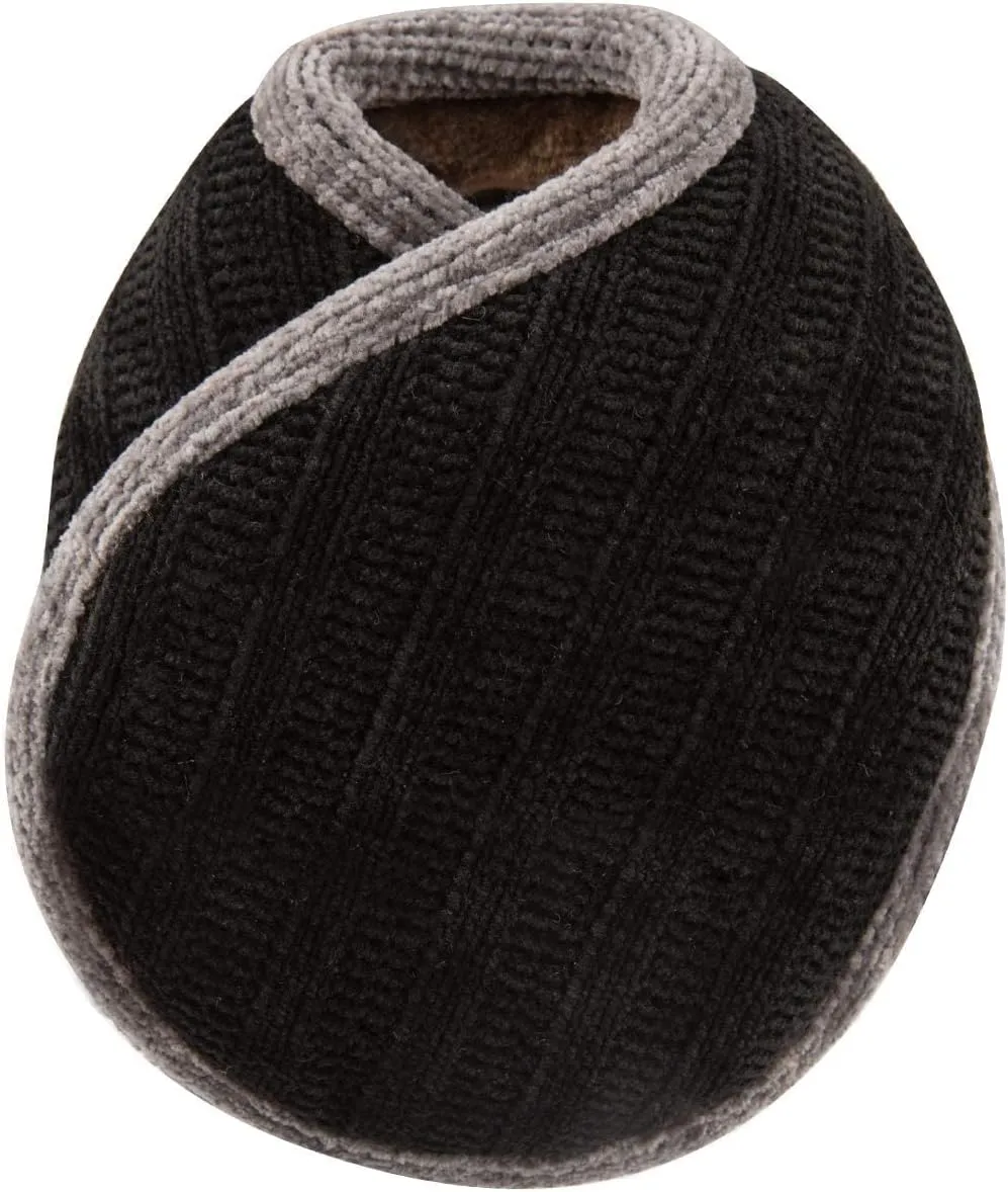 Surblue Unisex Warm Knit Earmuffs Cashmere Winter Pure Color Outdoor Fur Earwarmer
