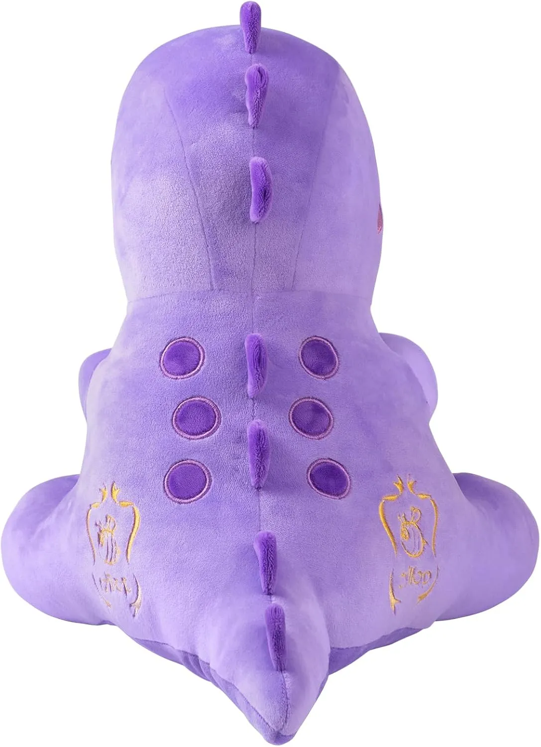 Sweet Romantic Dinosaur Stuffed Animal，Loving Soft Dino Plush Toys with Holding Heart for Valentine Day, Anniversary Birthday Gift for Her Girls Boys Girlfriend (Purple Loving Dinosaur 12 inch)