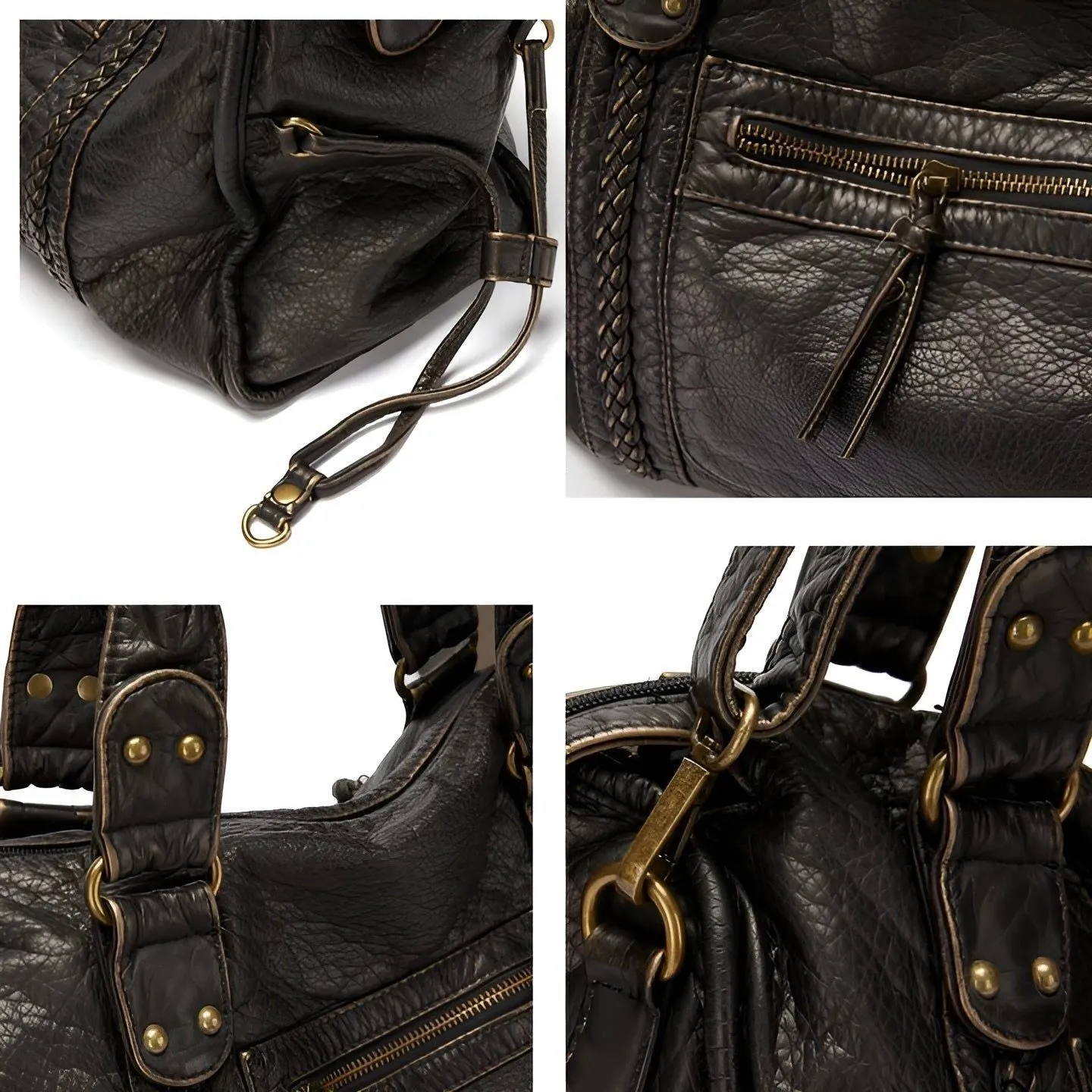 Taavita - Luxury Genuine Leather Shoulder Bag Elegant Handbag