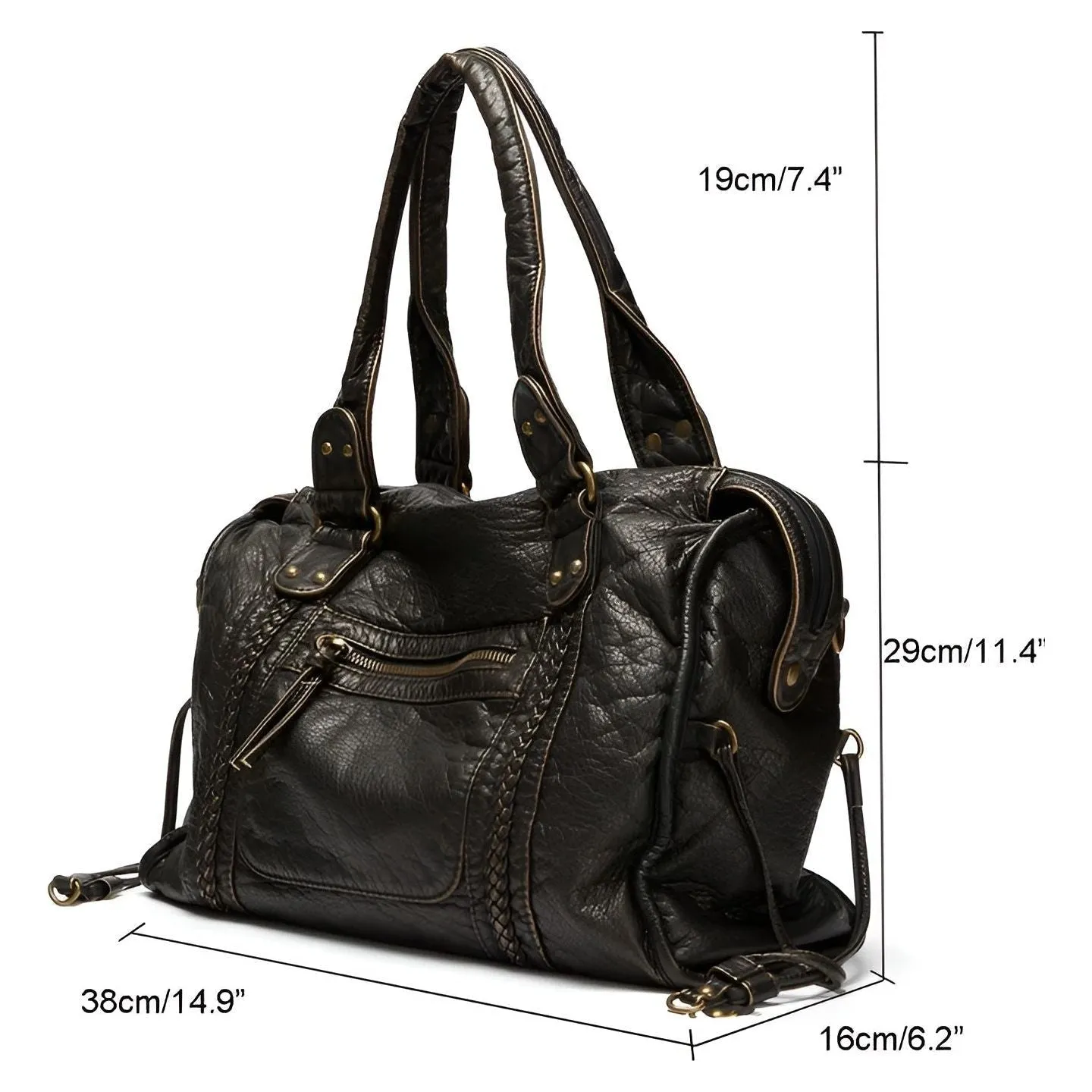 Taavita - Luxury Genuine Leather Shoulder Bag Elegant Handbag