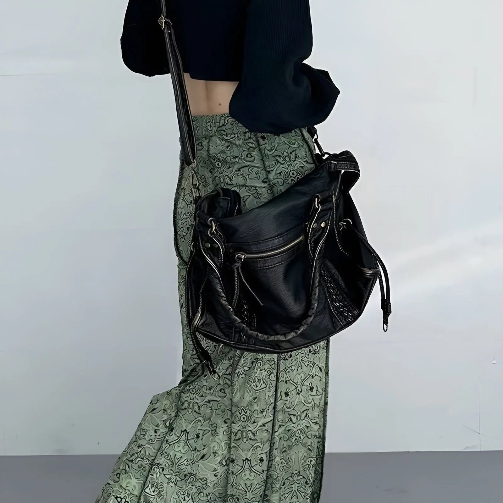Taavita - Luxury Genuine Leather Shoulder Bag Elegant Handbag