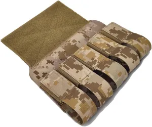 Tactical Hunting Bag Drop Mag Pouch Storage Bag Quintuplet Pack Multi-Purpose Carrying Five-Pack Pouch Sports Hunting Combat Unity Pouch for D3CRM MK3 MK4 Chest Rig Vest