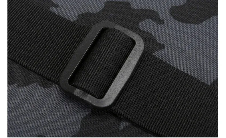 Tactical Sling Shoulder Bags Waterproof Night Reflective Strip Pack EDC Molle Chest Bag 10L Capacity Black