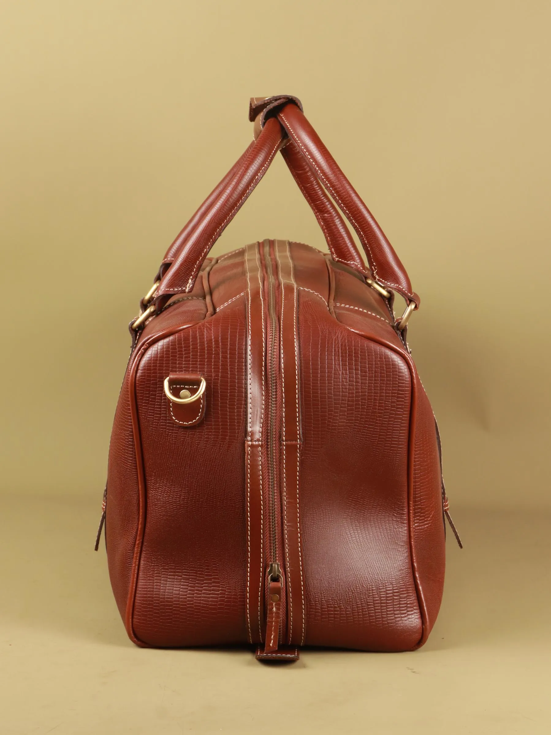 TAN & BROWN TRAVEL BAG