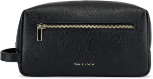 Tan & Loom Women's Genuine Leather Travel Toiletry Bag