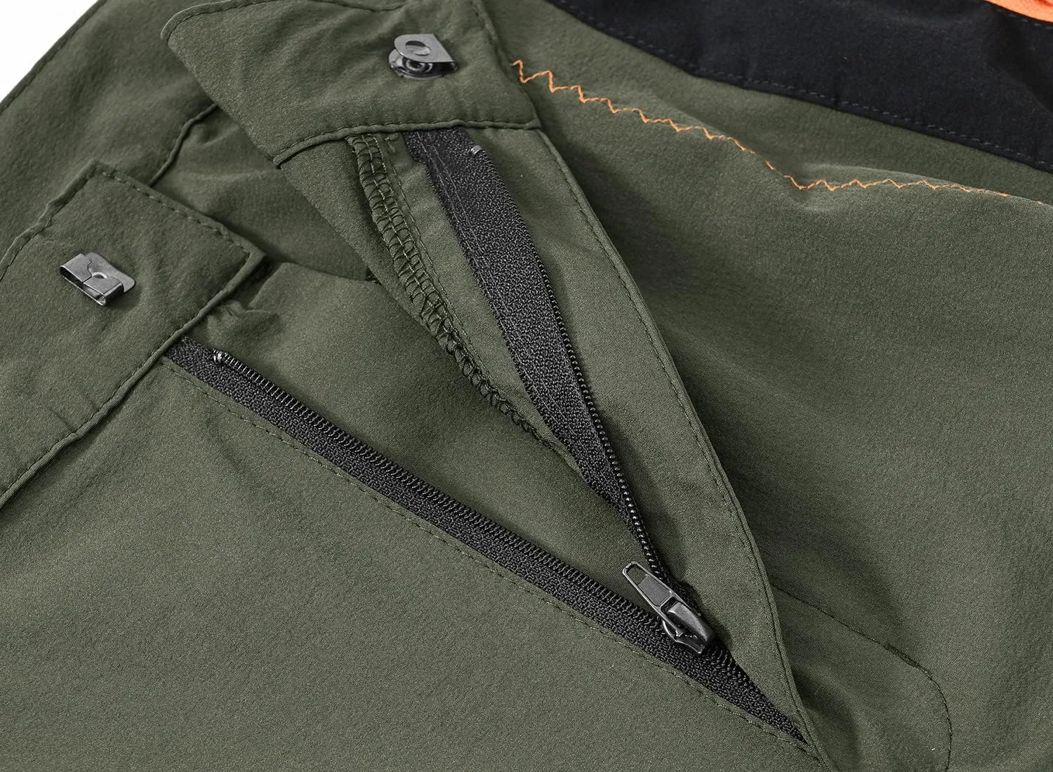 TBMPOY Men's Hiking Work Cargo Pants Lightweight Waterproof Quick Dry Outdoor Mountain Pant Fishing Camping