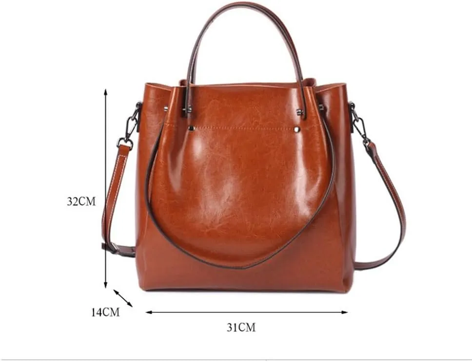Temperament Women's Bag Large Capacity Shoulder Crossbody Handbag Texture Large Bag