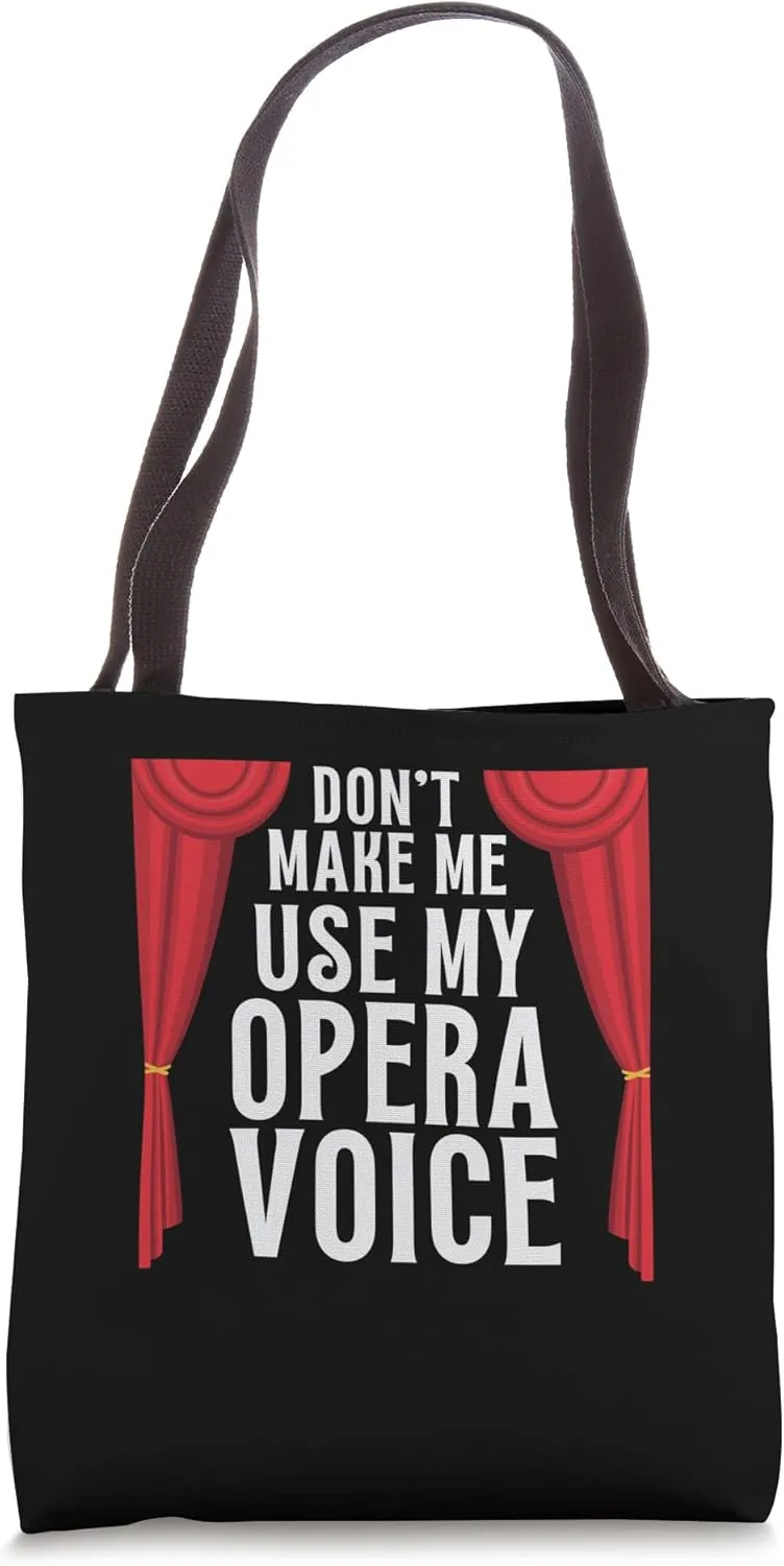 Tenor Singer Choir Vocalist Theatre Student, Opera Singer Tote Bag