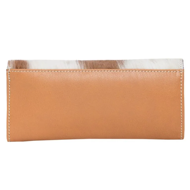 The Design Edge Oran Tooling Leather Flap Cowhide Wallet