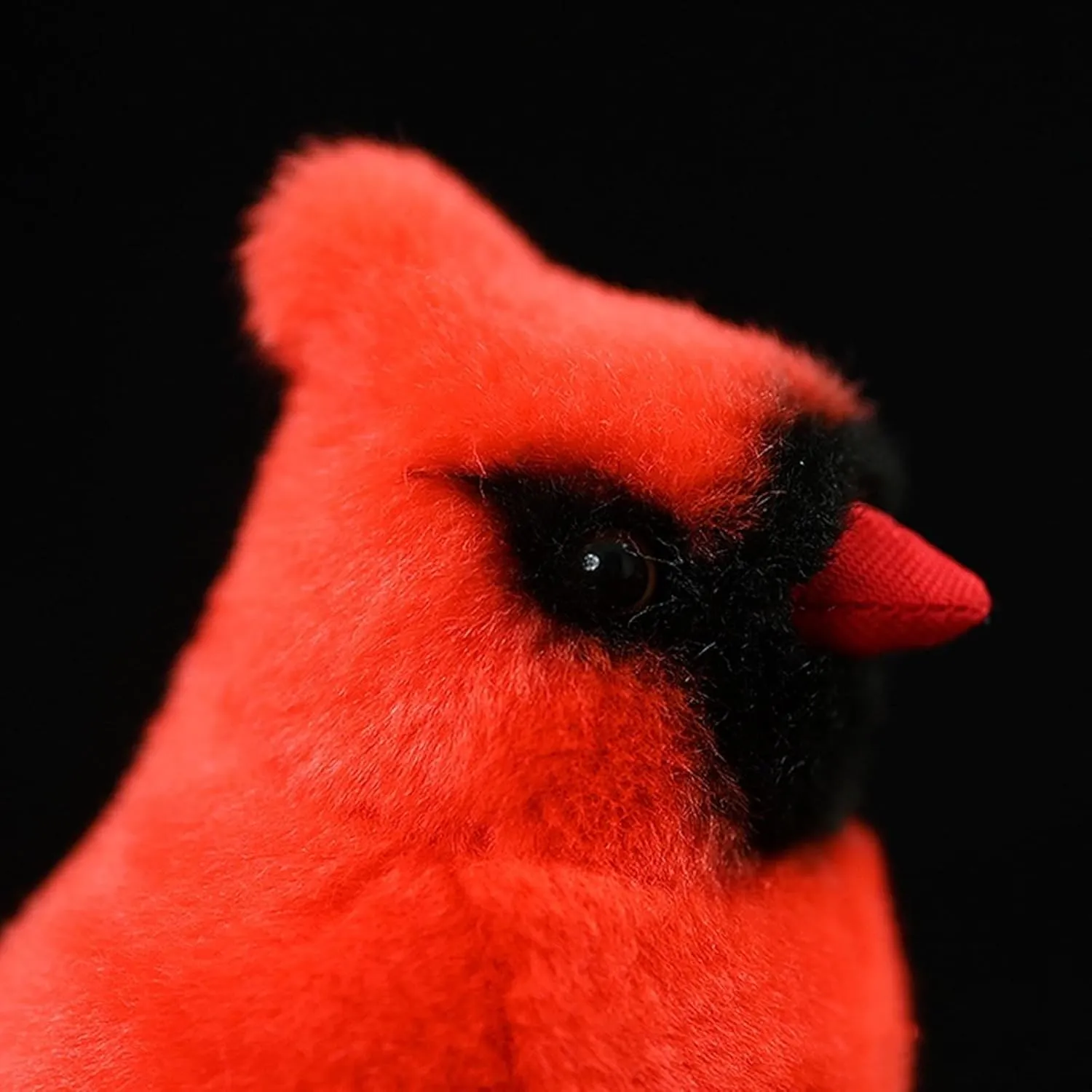 Tiny Heart Simulation Cardinal Bird Plush Toy, 5.9inch Soft Cute Cardinal Bird Stuffed Animal for Kids Boys and Girls Gifts