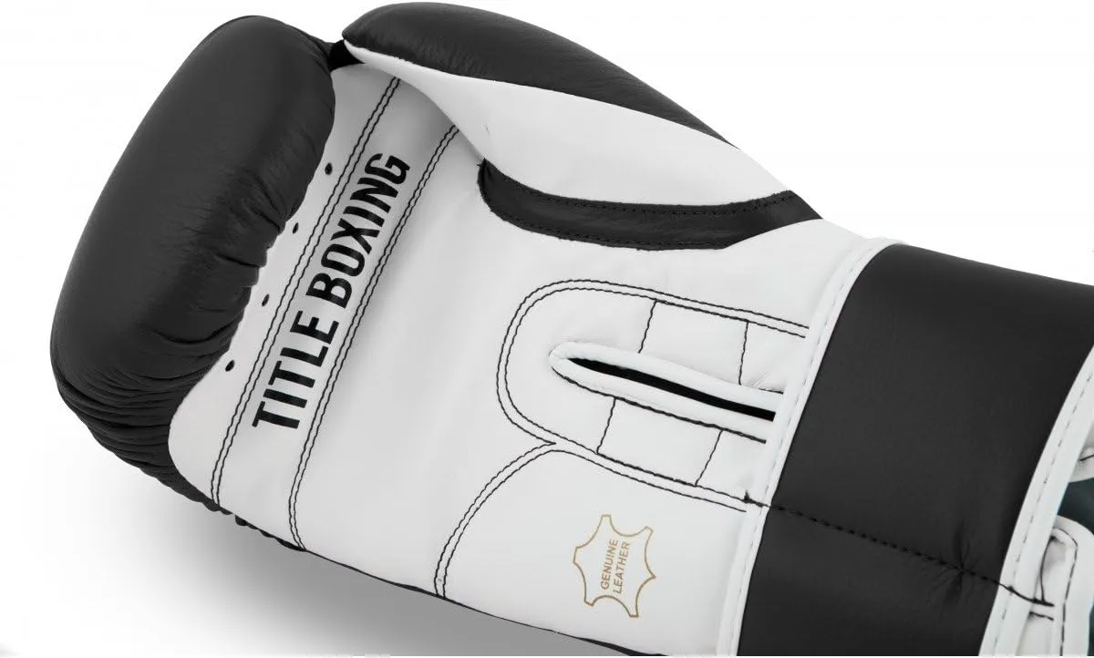 TITLE Boxing Pro Style Leather Training Gloves 3.0 - Boxing Gloves, Boxing Training Gloves, MMA Gloves, Oz Training Gloves, Kickboxing Gloves, Punching Bag Gloves, Sparring Gloves