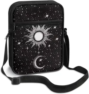 TODIYADDU Messenger Bag for Women Men Mini Shoulder Bag with Adjustable Straps Trendy Crossbody Sling Bag for Cell Phone Keys