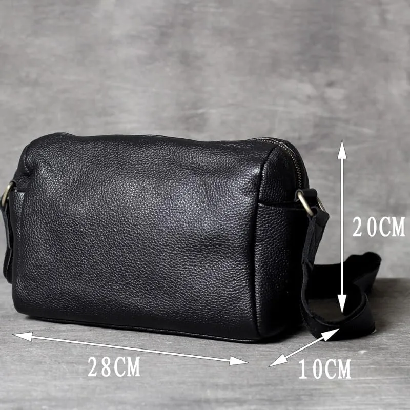 Top Layer Cowhide Single Shoulder Crossbody Bag Backpack Bucket Bag Handmade Bag